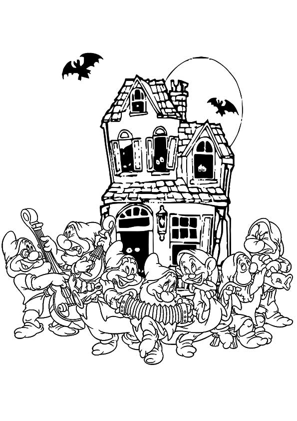 Plansa de colorat cu Halloween 37 94